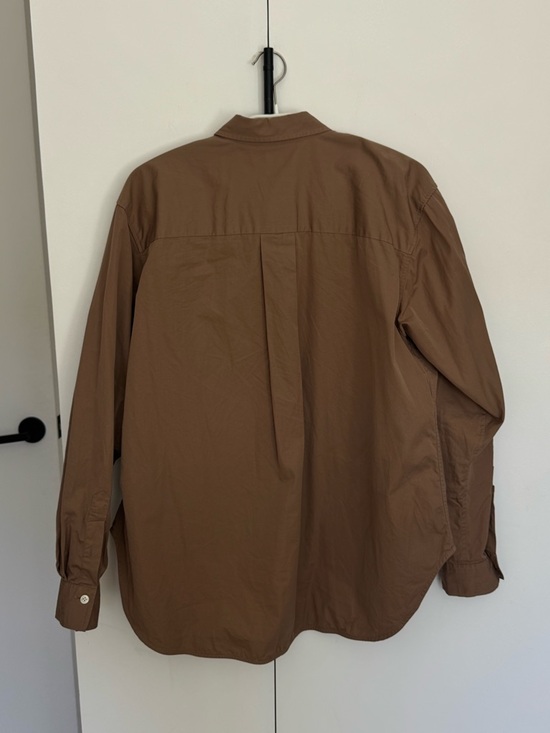 Toteme taupe/brown button up, M - Picture 3 of 5